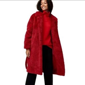 Aritzia faux fur coat